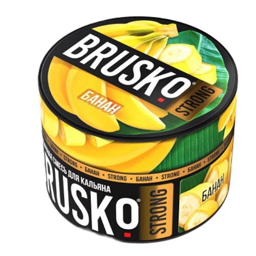 Бестабачная смесь для кальяна BRUSKO, 50 г, Банан, strong (М)