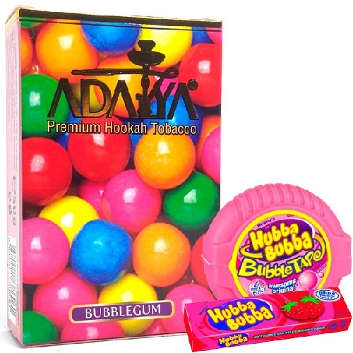 Табак для кальяна Adalya Bubblegum (Адалия бабблгам) с ароматом баблгам, пачка 50гр