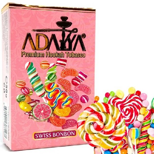 Табак для кальяна Adalya Ice Bonbon с ароматом сладкой мяты и жвачки, пачка 50 гр