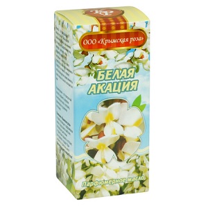 Белая акация 10мл, парфюм.масло Крымская роза