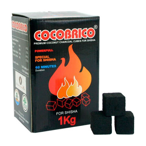 Уголь кокосовый Cocobrico BIG 1кг 72pcs