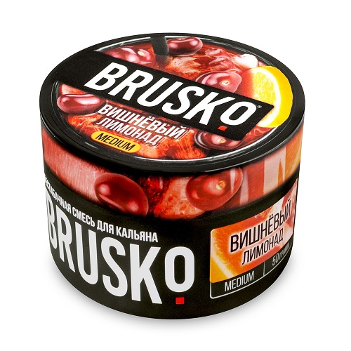 Бестабачная смесь для кальяна BRUSKO, 50 г, Вишневый лимонад, medium (М)