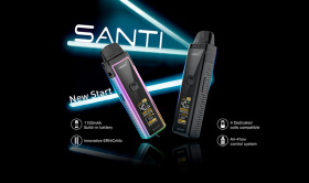 Встречайте Smoant SANTI Pod Kit со стильным дизайном и компактными размерами. Встречайте Smoant SANTI Pod Kit со стильным дизайном и компактными размерами.
