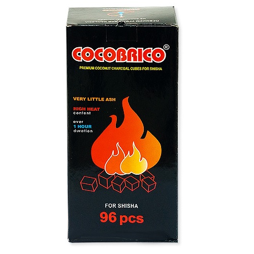 Уголь кокосовый Cocobrico 1кг 96pcs