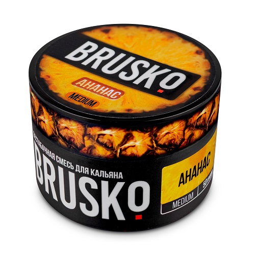 Бестабачная смесь для кальяна BRUSKO, 50 г, Ананас, medium (M)